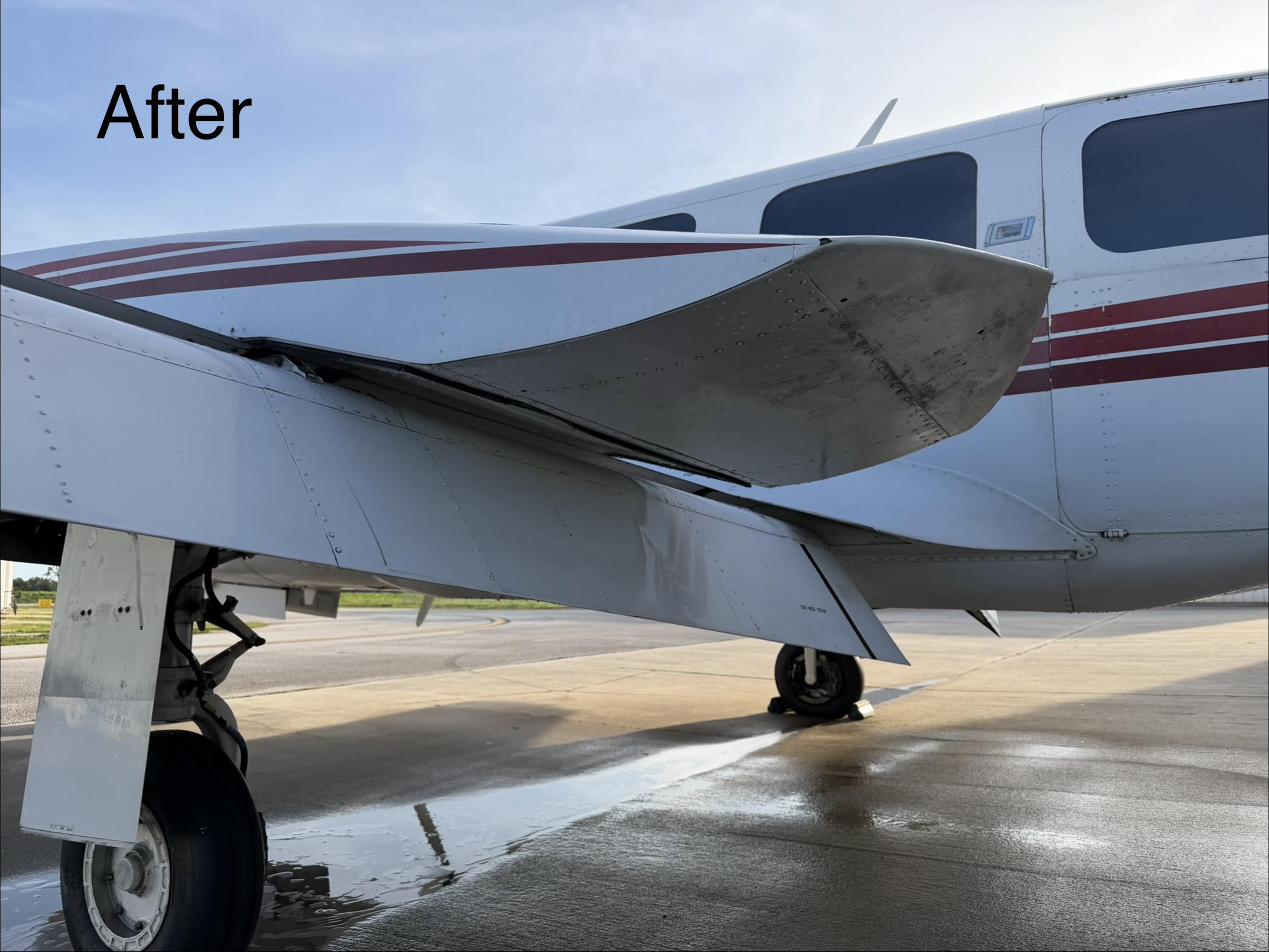 Piper Navajo heavy degrease - After