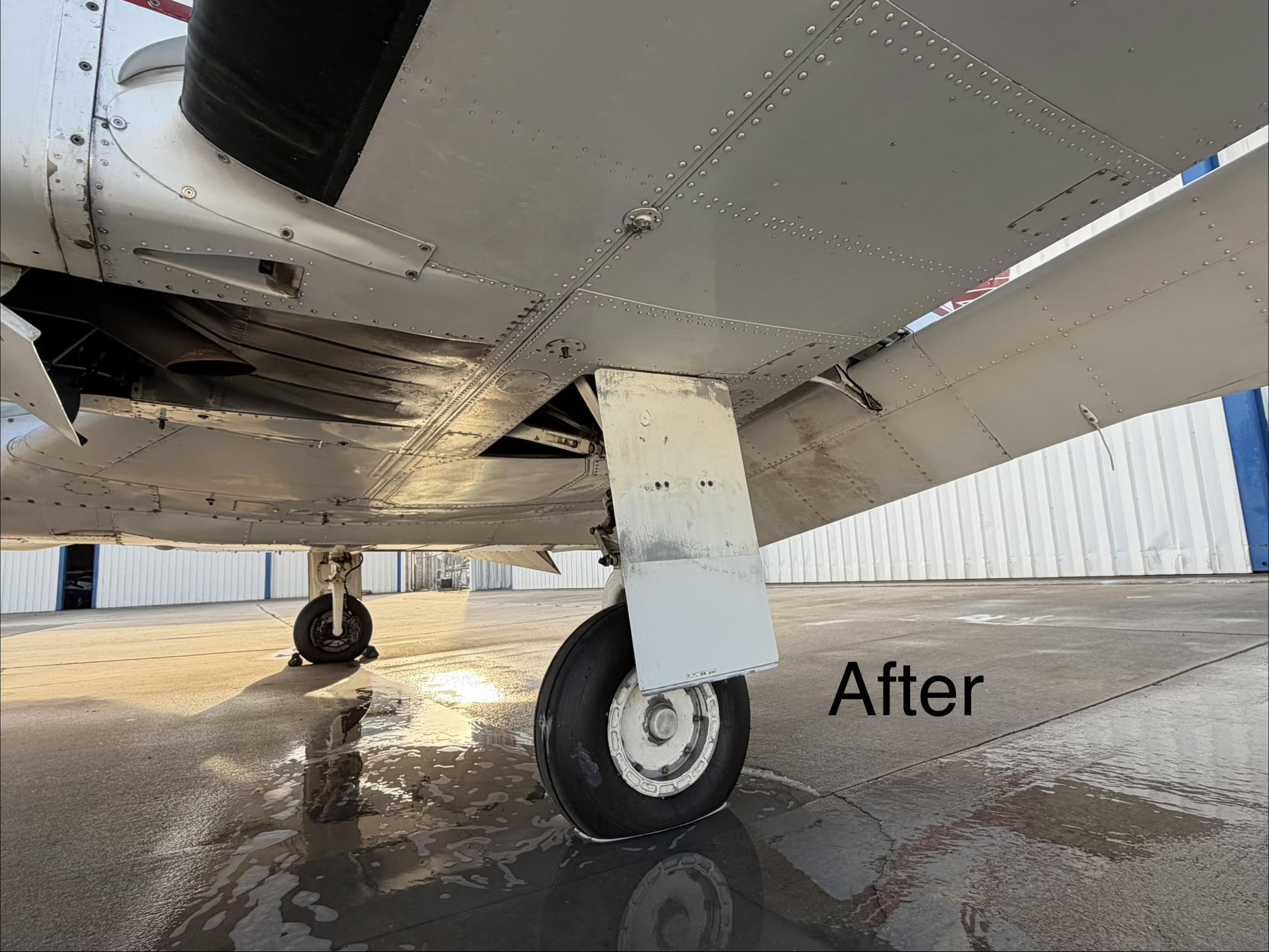 Piper Navajo heavy degrease - After