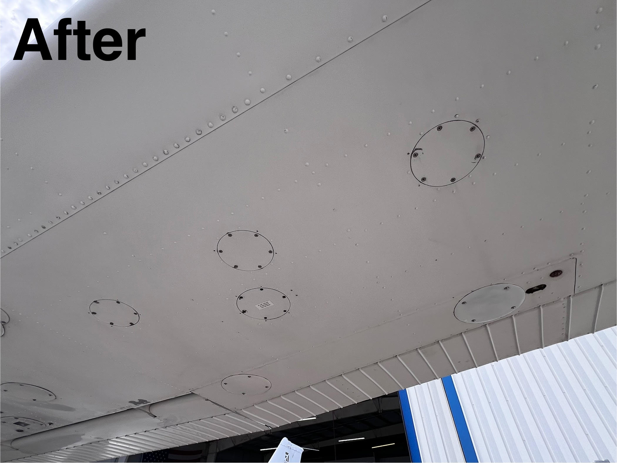 Cessna 172 underwing degrease - After